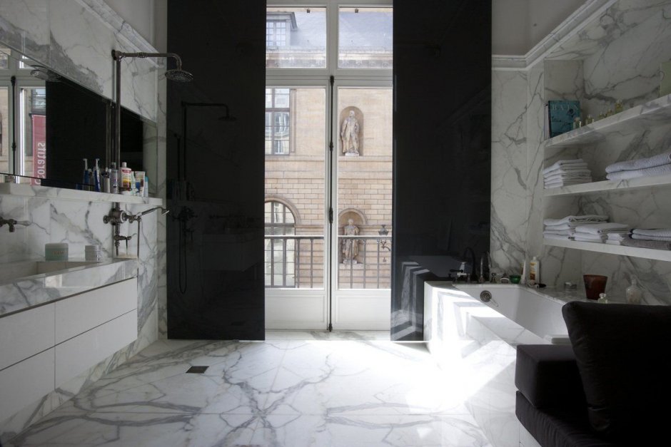 Парижский интерьера ванной