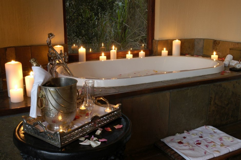 Романтичная ванная комната