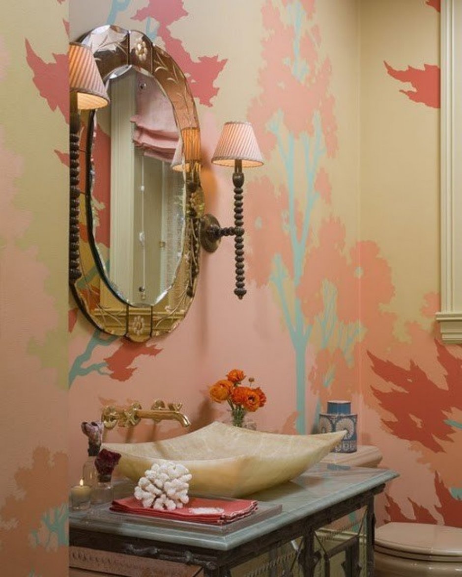 Декорирование стен в ванной