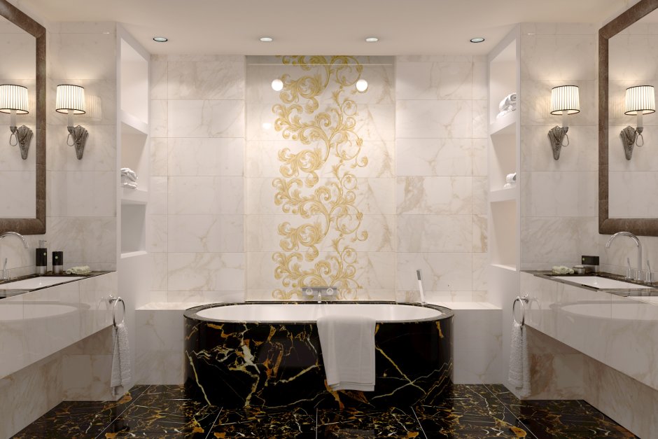 Керамогранит Golden Tile Saint Laurent 60.7x60.7 см 1.105 м² цвет чёрный