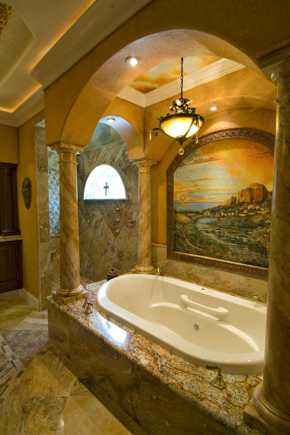 Ванная в Тосканском стиле