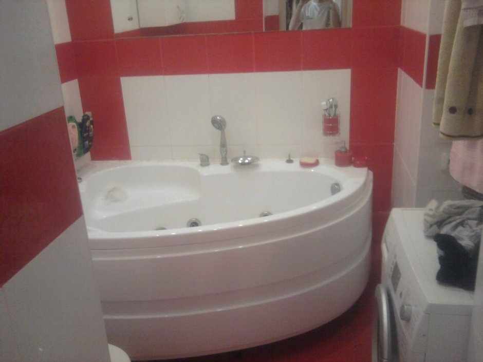 Ванная комната в однушке в Курске на Дериглазова