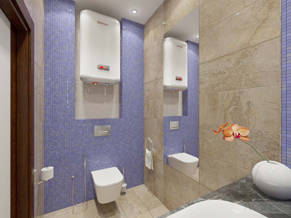 Интерьер ванной комнаты ленпроект