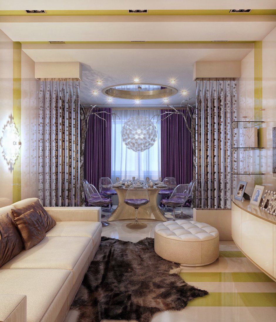 Стильный интерьер гостиной