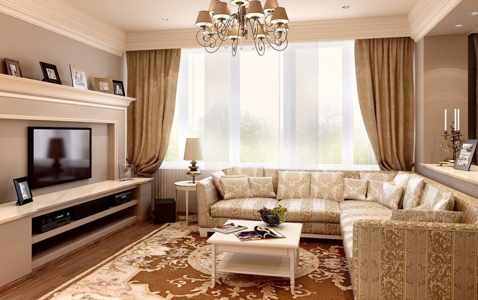 Красивый уютный зал