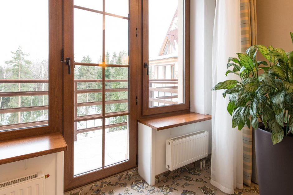 Окна Рехау с балконной дверью