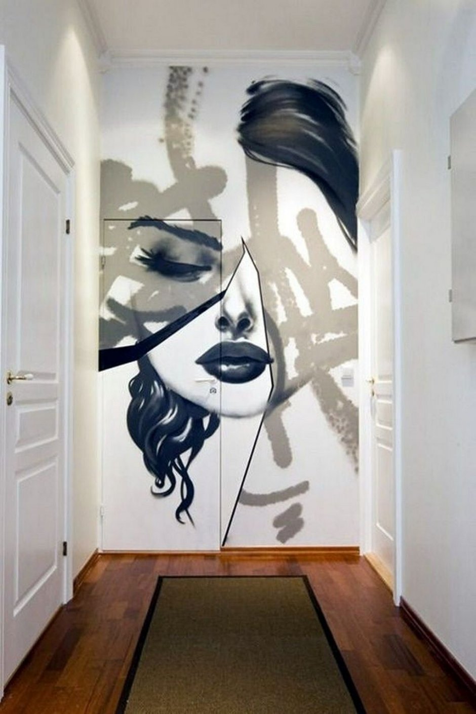 Рисунки на стенах в квартире (62 фото)