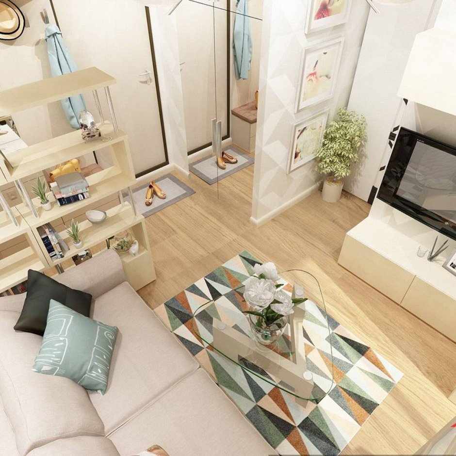 Функциональная мебель для маленьких квартир (64 фото)