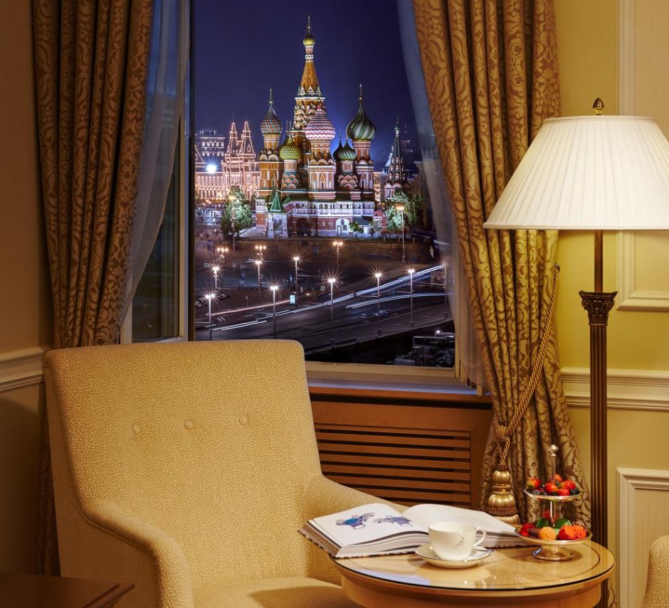 Вид на Кремль с гостиницы Балчуг