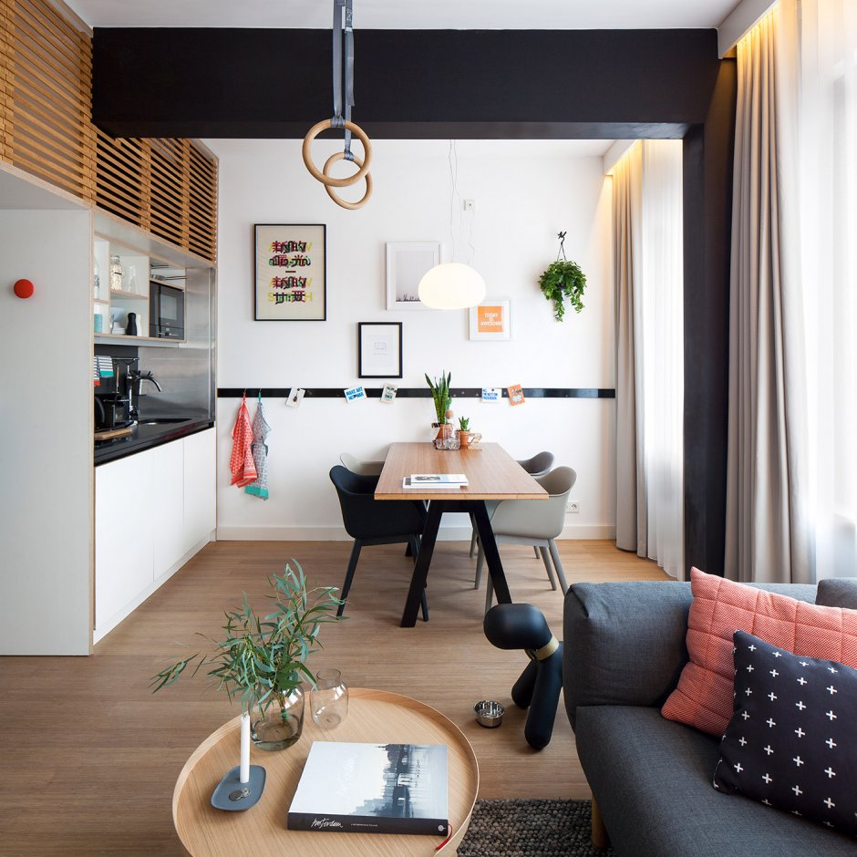 Лофт стиль в интерьере квартиры однокомнатной квартиры