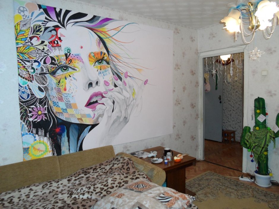 Раскраска стен в квартире (35 фото)