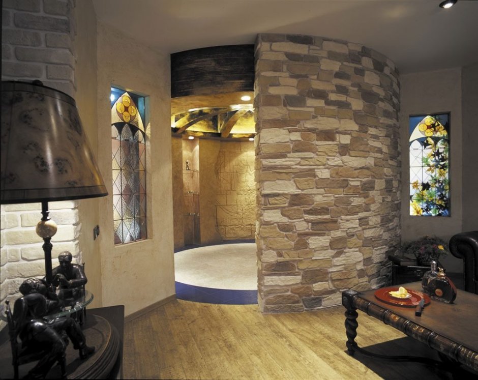 Отделка декоративным камнем