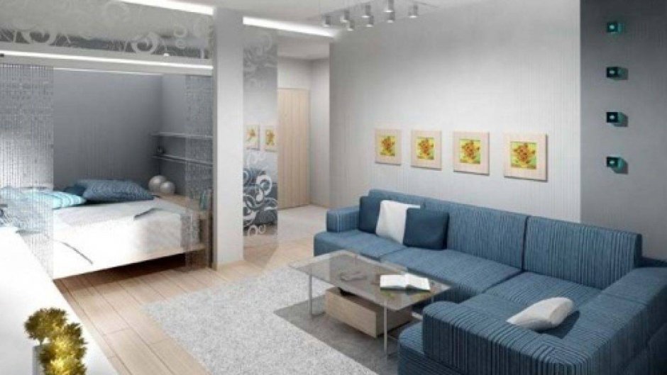 Идеи дизайна однокомнатной квартиры