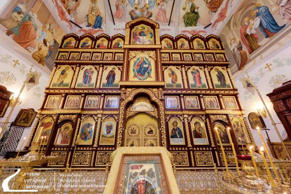Леушинское подворье монастырь иконостас