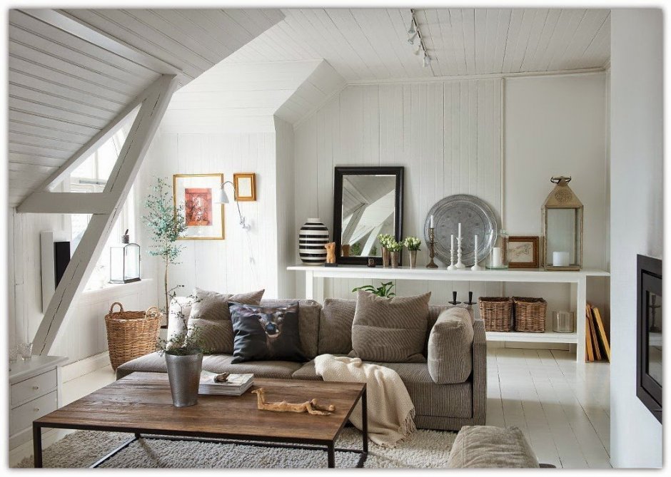 Дом в норвежском стиле интерьер