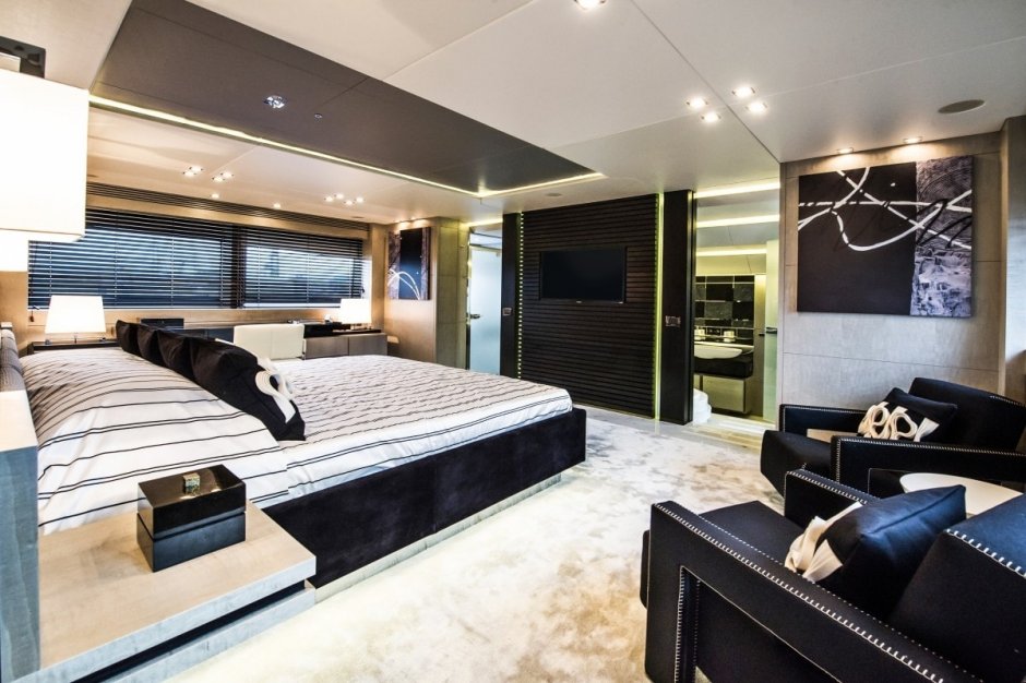 Спальня в стиле яхты