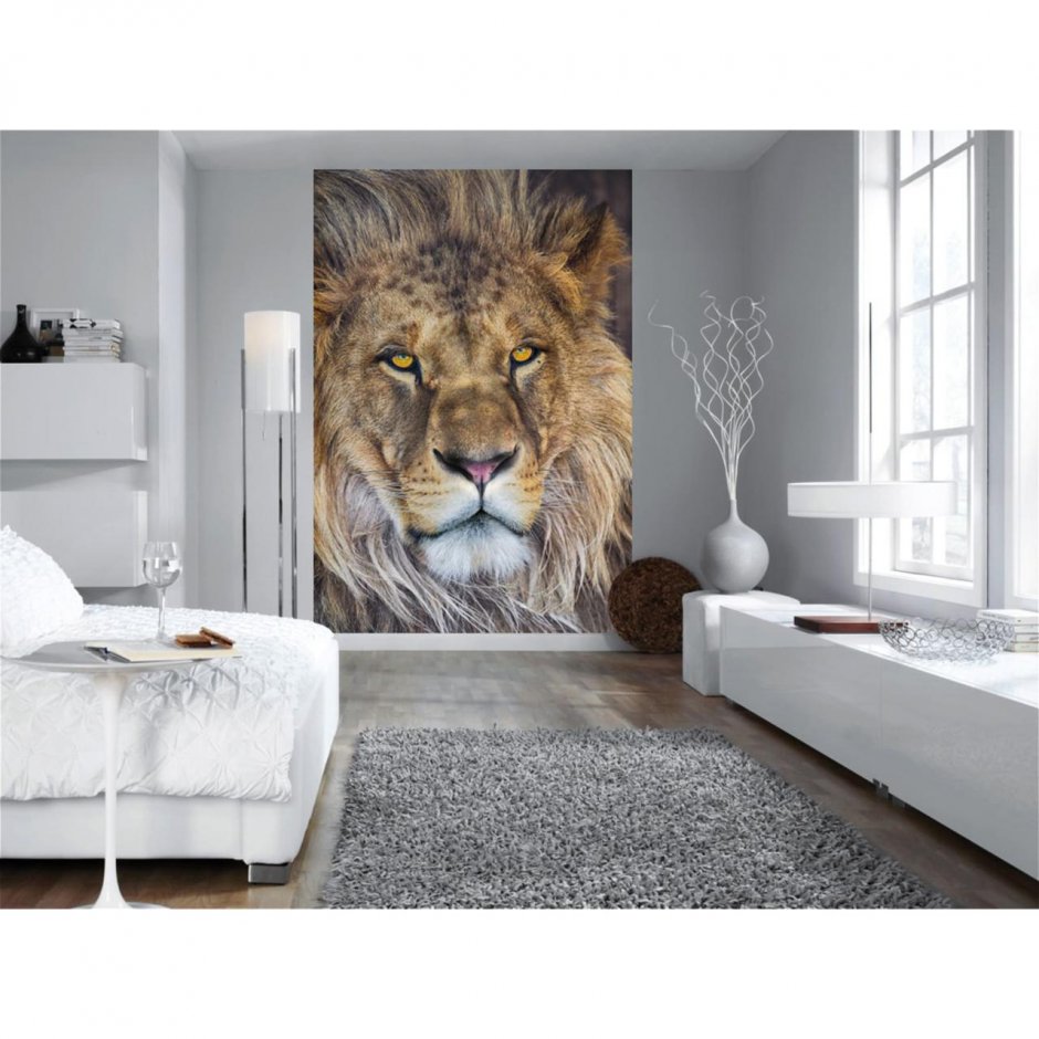 Фотообои львы на стену