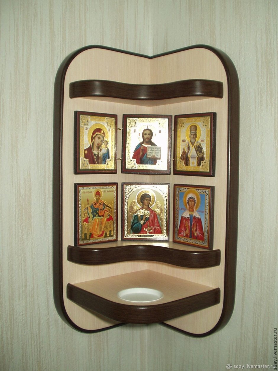 Полка угловая иконостас