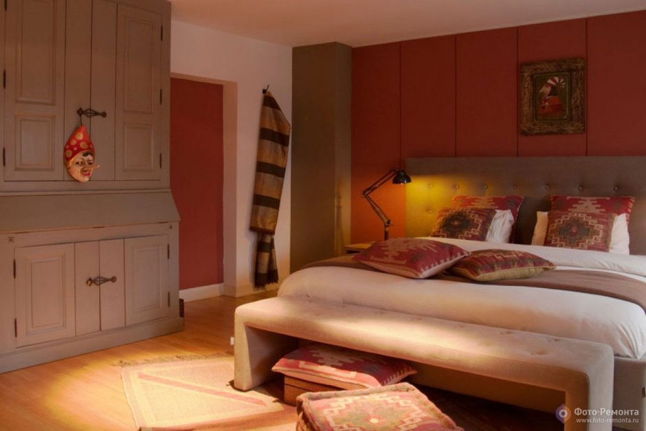 Бельгийский интерьер спальня