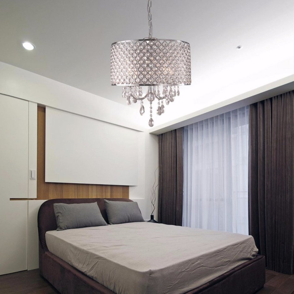 потолочные светильники в спальне дизайн