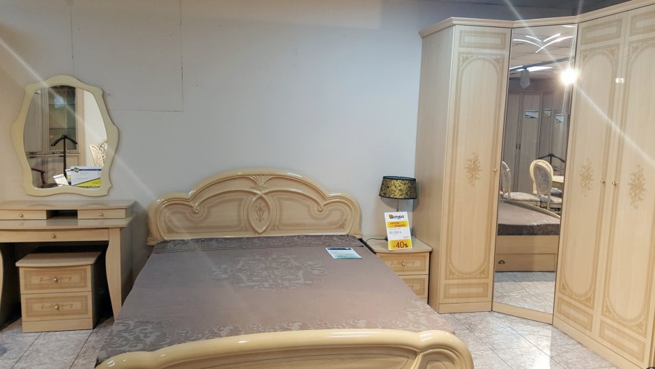 Мебель Шатура спальня марта коричневая
