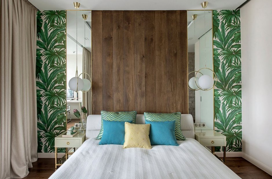 Спальня в растительном стиле