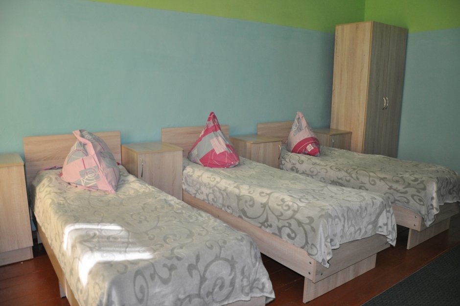 Спальные комнаты в лагере