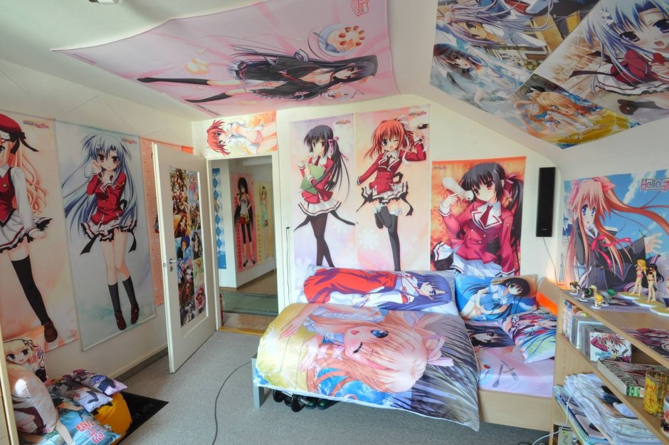 Комната в стиле аниме для девочки