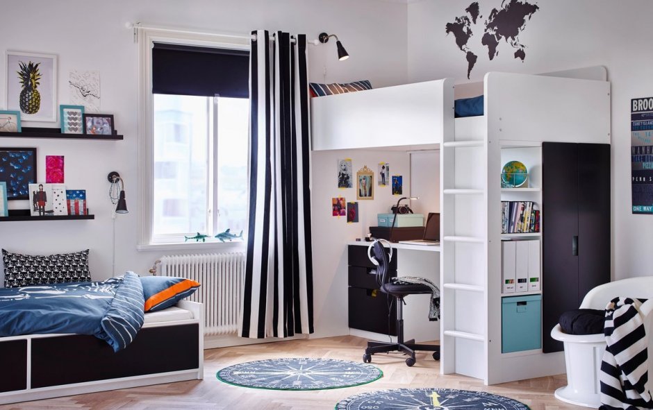 Ikea спальня для подростка