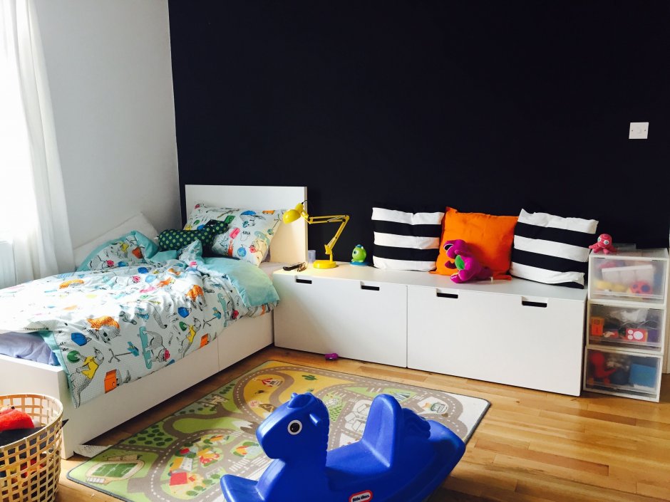 Детская комната в стиле икеа СТУВА для двоих