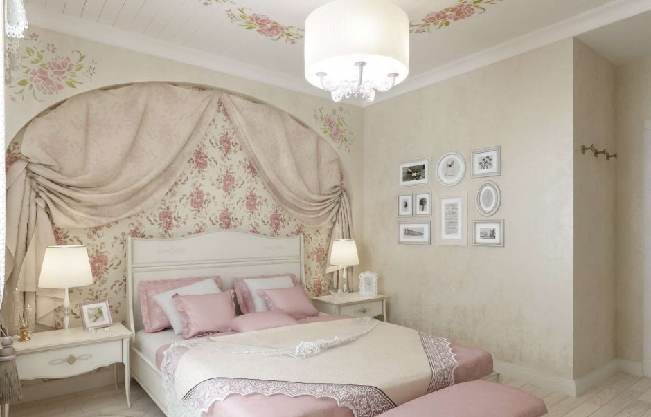 Маленькая спальня в прованском стиле