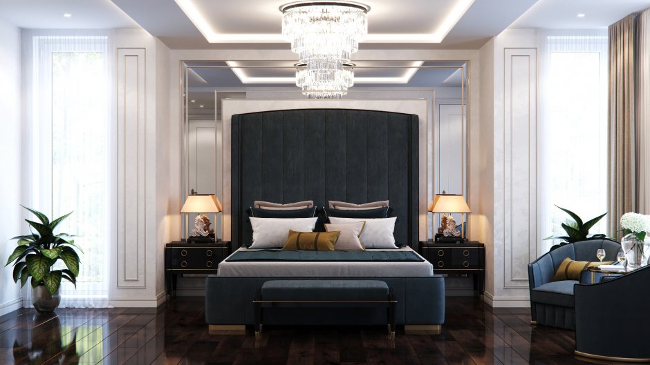 Спальня в классическом стиле 2021