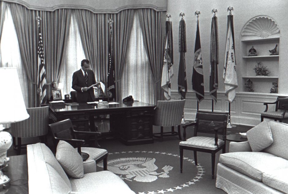 Ричард Никсон в белом доме