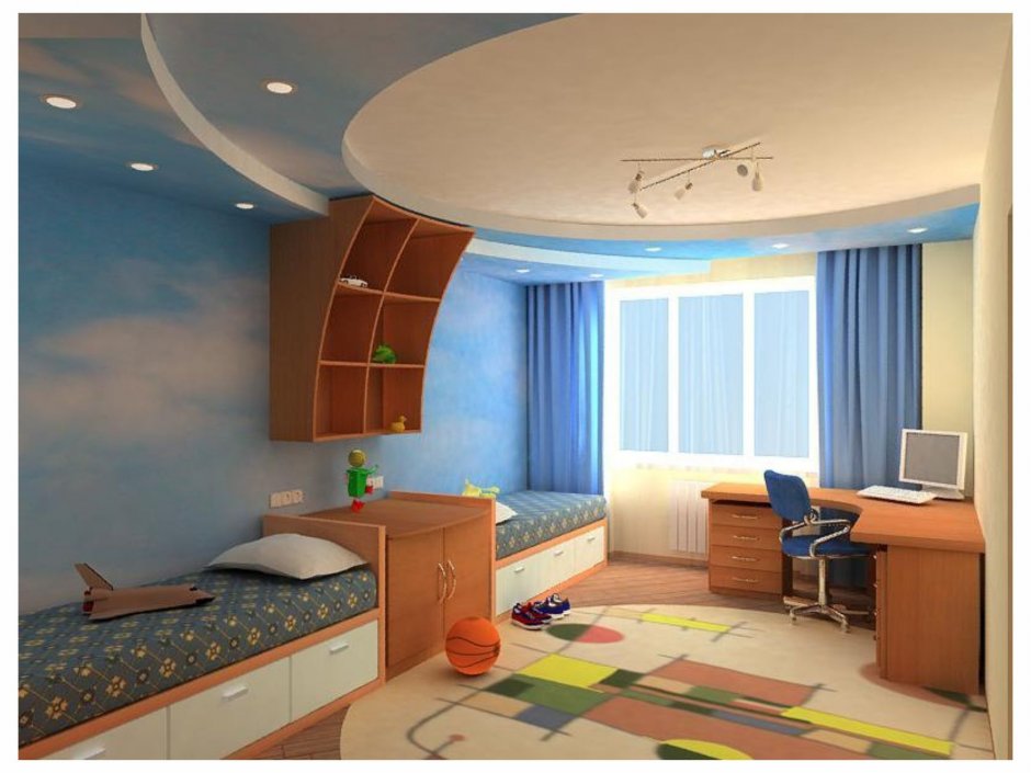 Евроремонт детской комнаты для мальчика