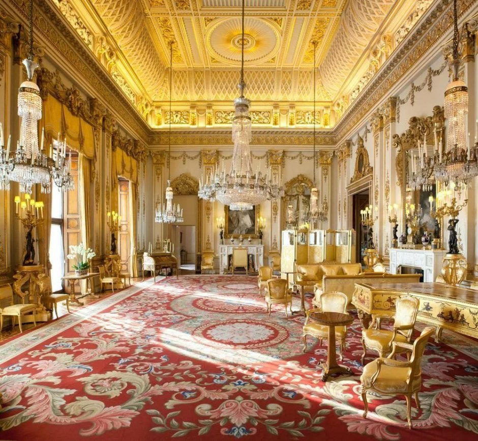 Букингемский дворец внутри спальня королевы (34 фото)