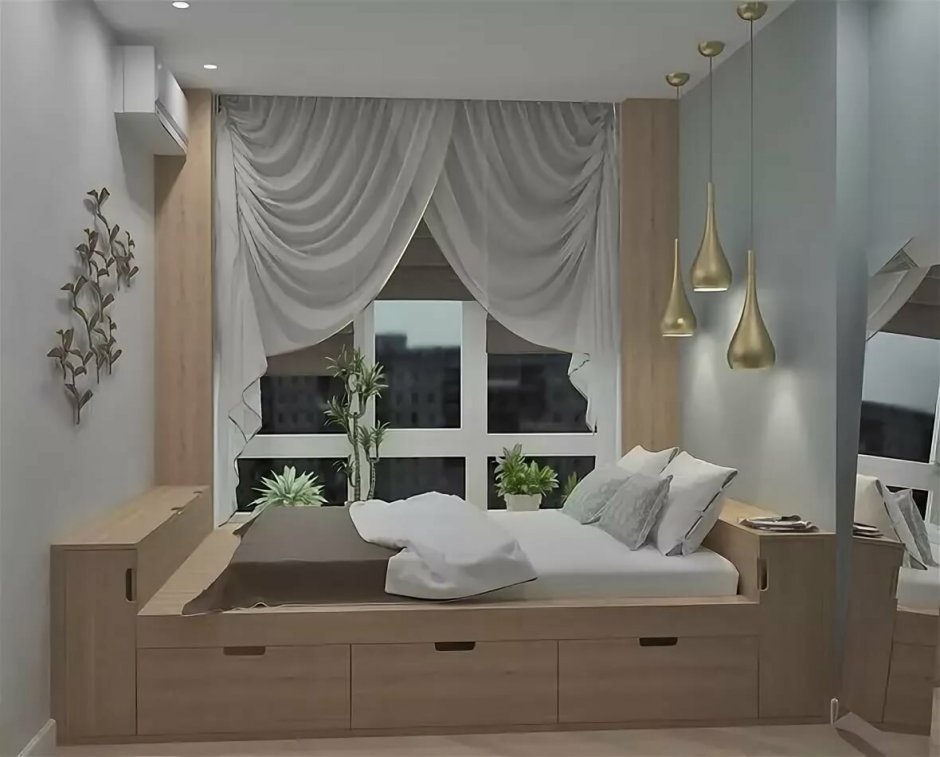 Маленькая спальня в стиле Минимализм