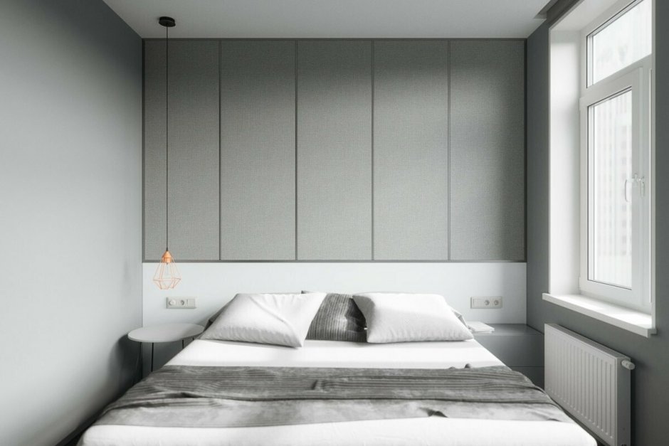 Маленькая спальня в минималистическом стиле