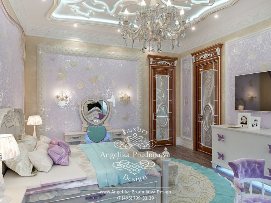 Спальня комната интерьер Анжелика Прудникова