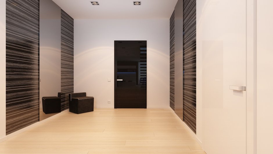 Стиль минимализма коридор квартиры