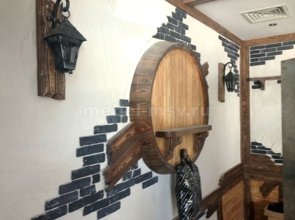 Декор из дерева на стену под старину