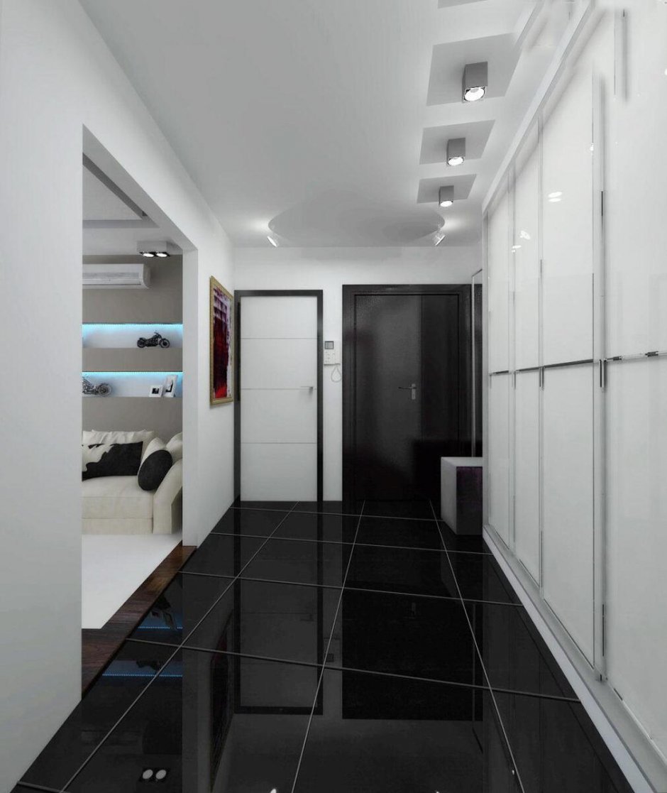 Стильный коридор в квартире