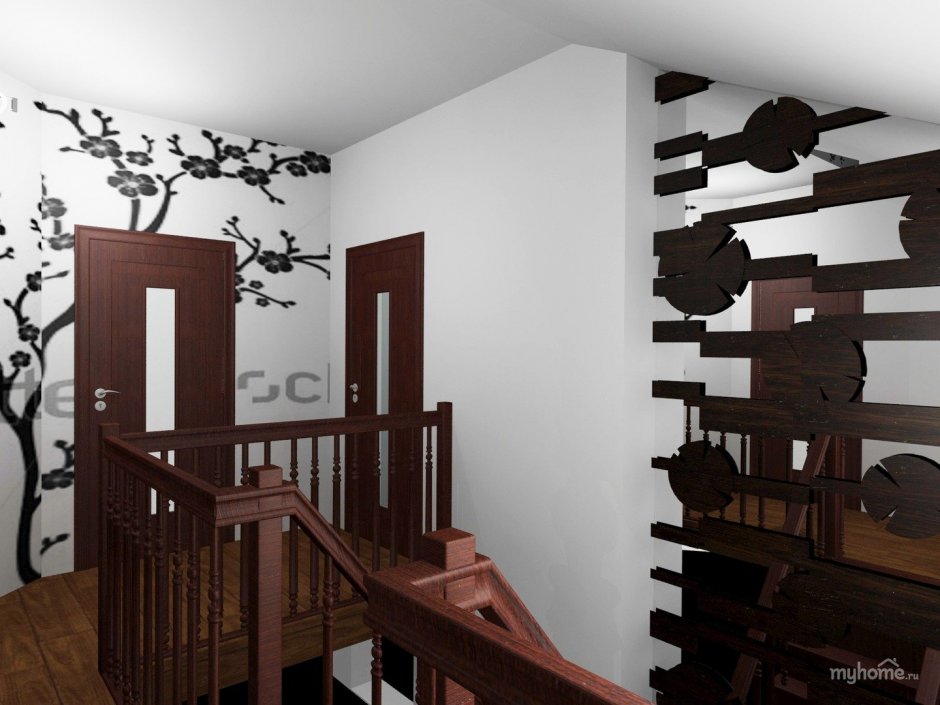 Светильник коридор комната в японском стиле