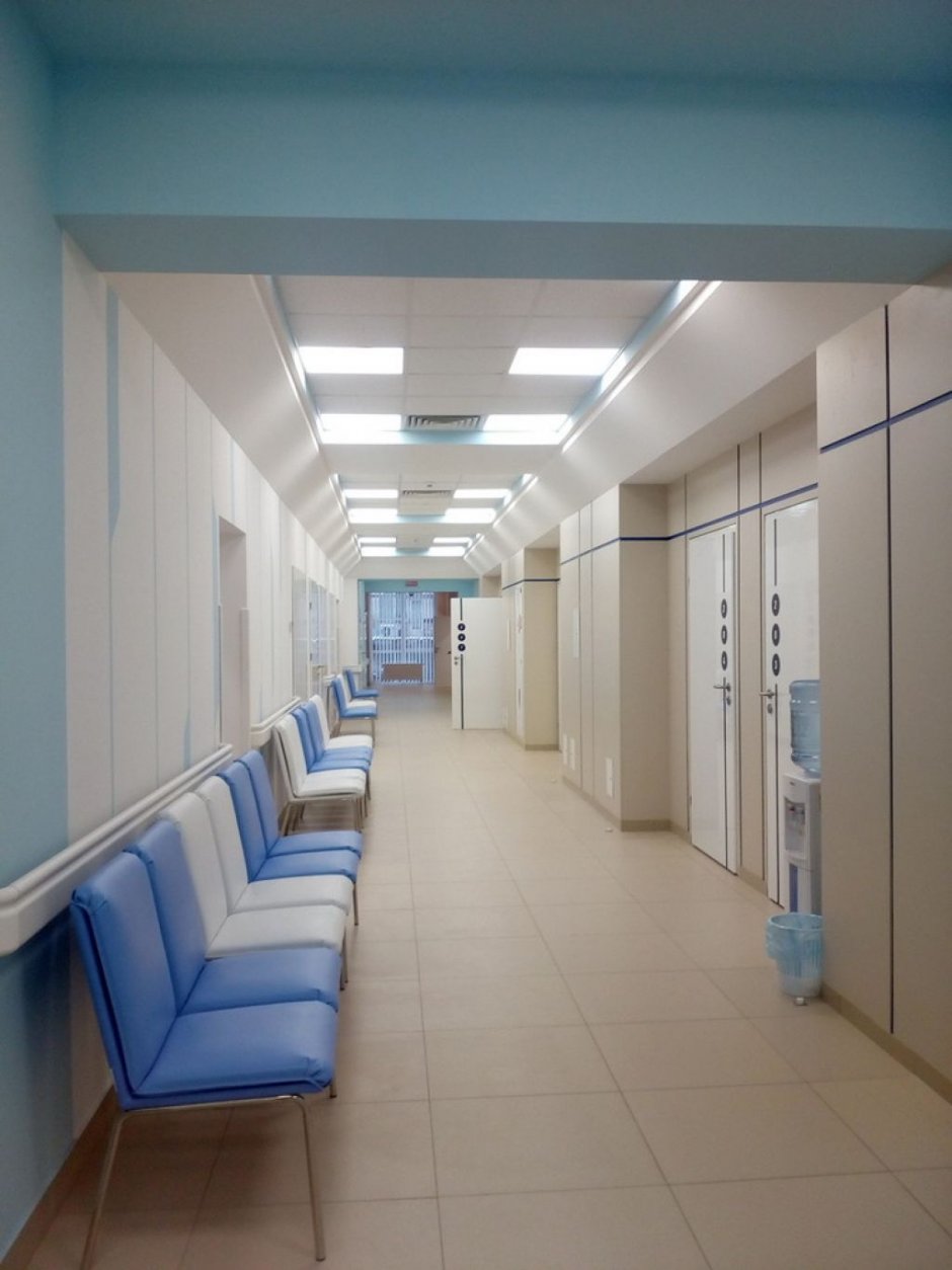 Медицинское учреждение коридор