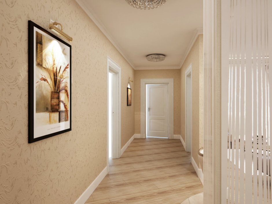 Красивый коридор в квартире