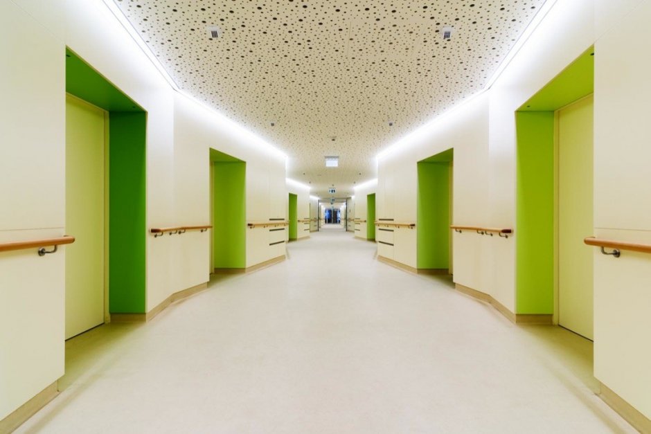 Поликлиника красивый коридор