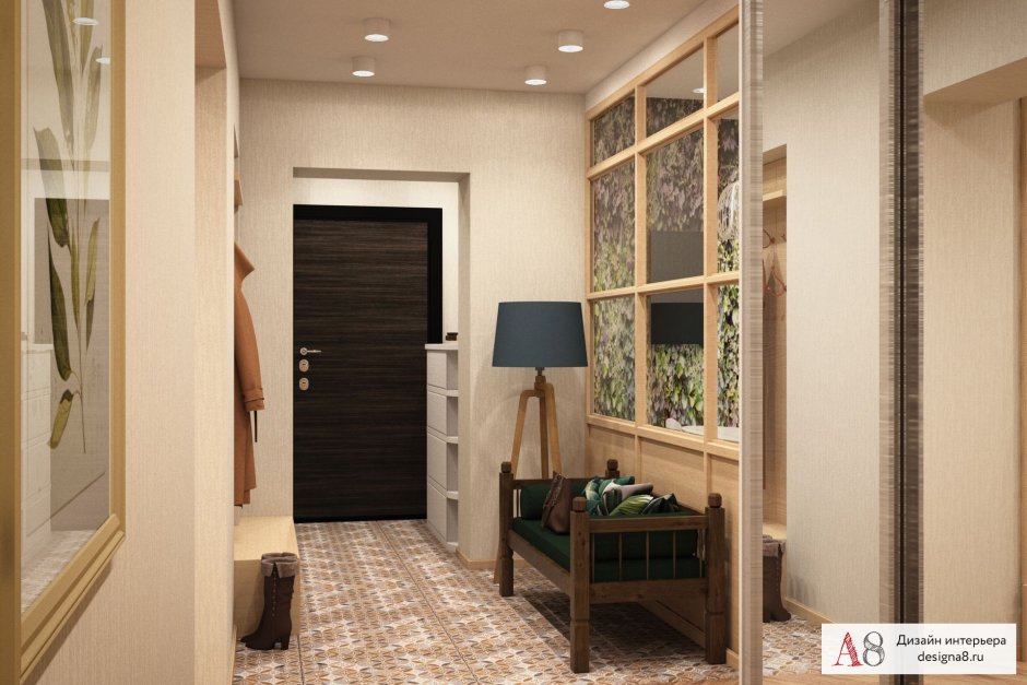 Подвесной потолок в прихожей