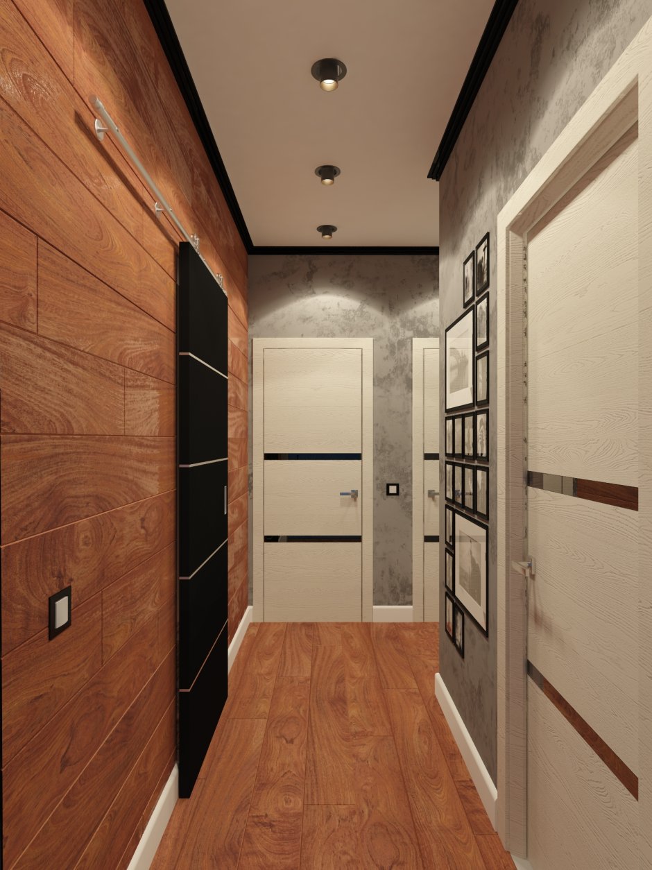 Дизайн проходной прихожей в квартире