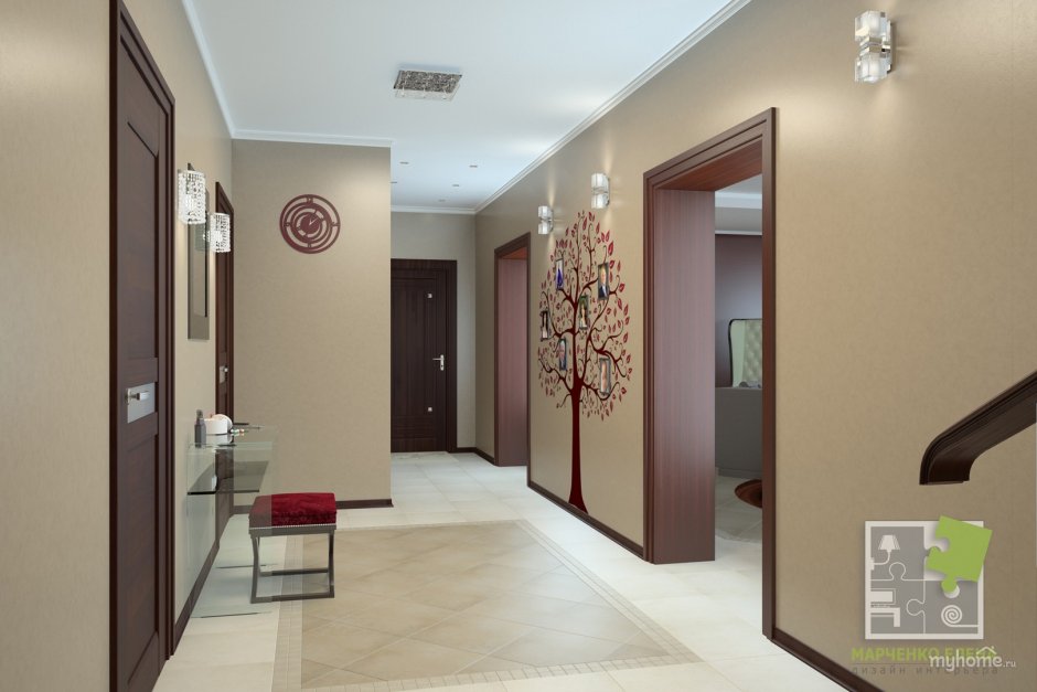 Двери в коридоре