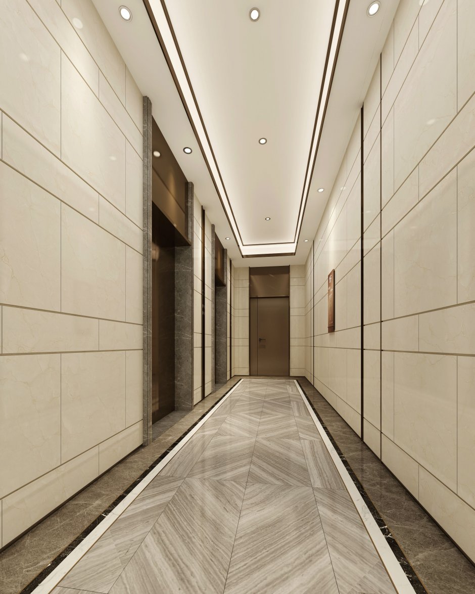Дизайн офисного коридора