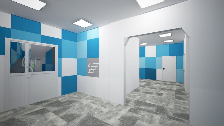 Дизайн школьных коридоров для старшеклассников